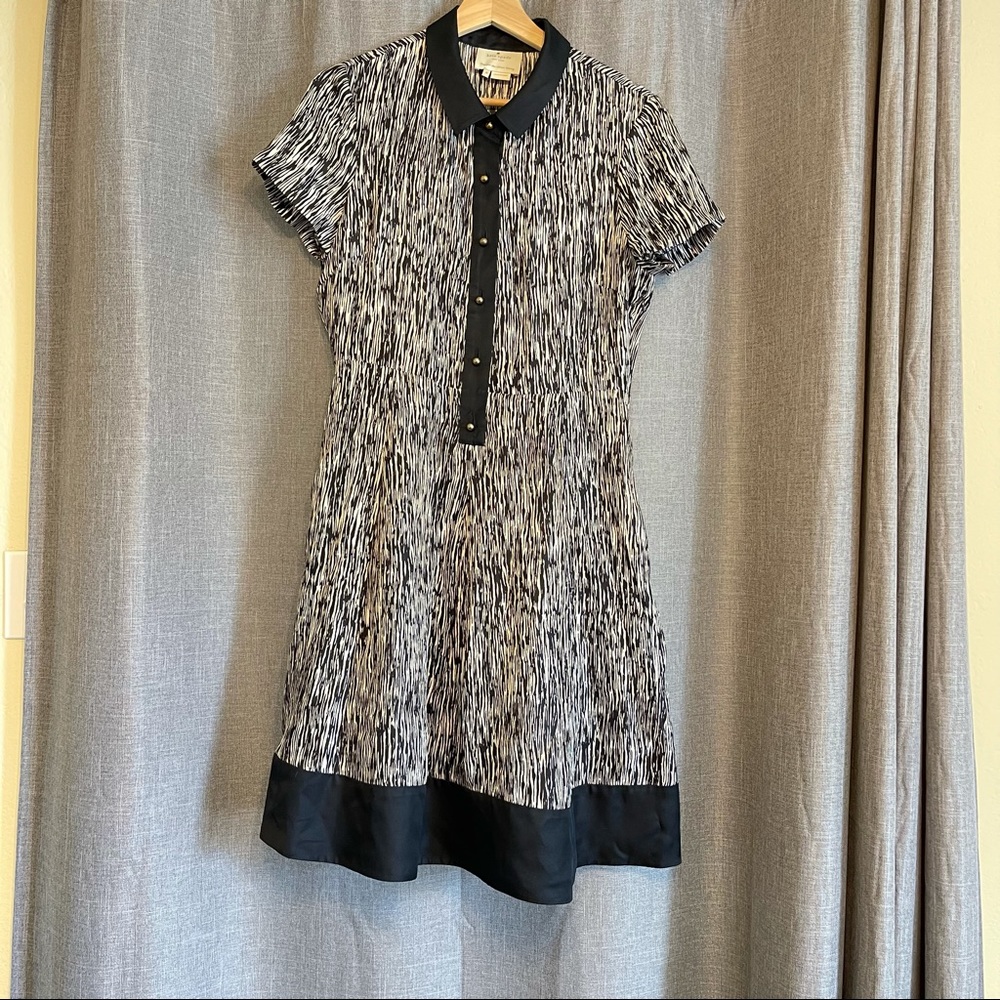 Kate spade silk shirt dress